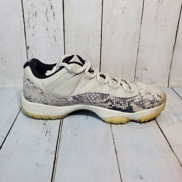 Air Jordan 11 Retro Low Snake Light Bone Snakeskin Men\'s Size 7.5 Sneaker CD6846 main image 8